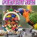 Natural Corncob Wooden Mango Solids Chew Toys for Small & Medium Parrots African Greys Cockatiels Lovebirds Bird Cage Accessories