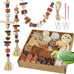 Bird Toys Parrot Natural Foraging Box Medium for Parakeets, Cockatiels, Conures, Small to Medium Birds Cage Accessories