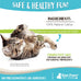 raw paws catnip balls 6-count interactive cat toys for indoor cats catnip licking balls natural all-natural catnip no artificial ingredients