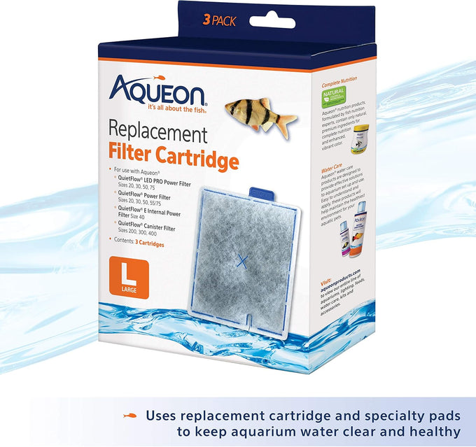 Aqueon QuietFlow 30 LED PRO self-priming filter for up to 45 gallon aquariums certified flow rate