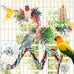 loofah bird shredding toy for parakeet conure cockatiel budgies lovebird parrotlet cage accessories
