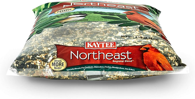 kaytee northeast regional wild bird blend, 7-pound bag, 3-to-1 preferred by songbirds nationwide