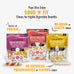 Good 'n' Fun Triple Flavor Chews for Large Dogs - Long-Lasting, Natural Beef Hide and Chicken, 2 Count