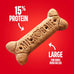 Milk-Bone Original Dog Treats Biscuits for Large Dogs, 10 Pounds, Crunchy, 15% Protein, USA Made