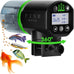Fishnosh 2026 Automatic Fish Feeder for Small to Big Aquariums and Pond, Blue, Programmable Up to 9 Feedings