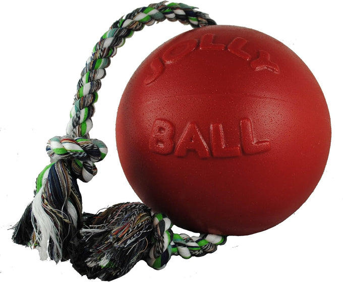 Jolly Pets Romp-n-Roll Dog Toy 8 inches large blue model 608 BL