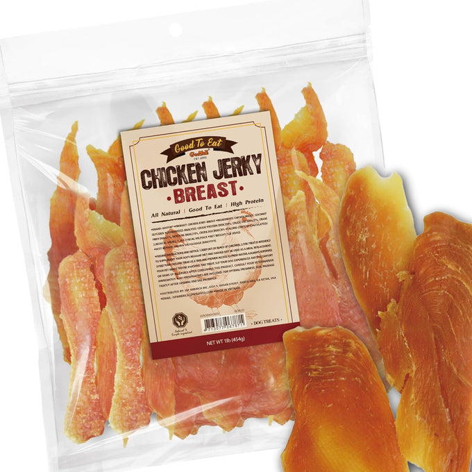 Gootoe chicken breast dog training treats high-protein gluten-free hypoallergenic grain-free 1 lb