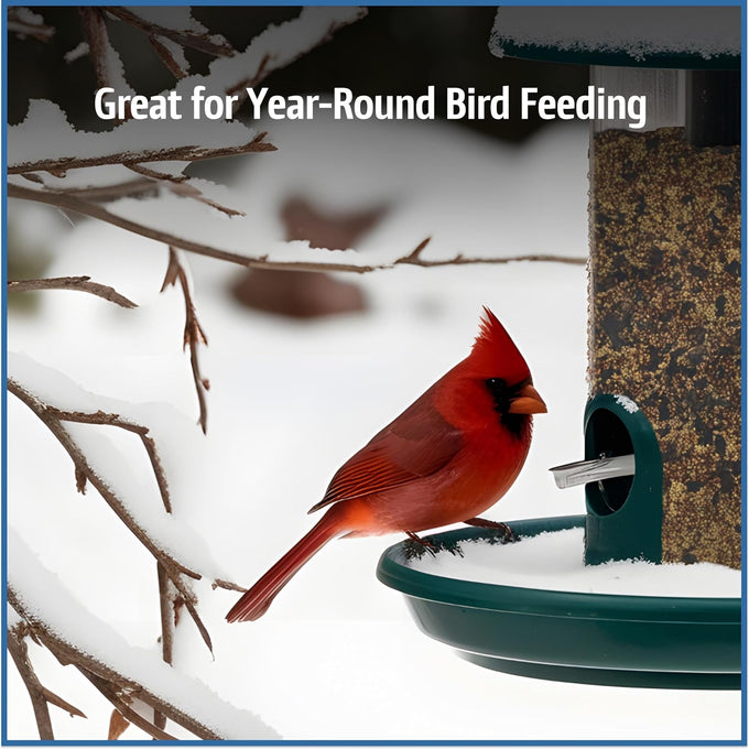 Pennington 22.5-lb Wild Bird Seed for Outside Feeders, Critter-Proof Bucket, Songbird Favorites and Year-Round Nutrition