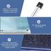 hygger 16.9 inch aquarium bubble strip, nano air bubble curtain wall aquarium decorations self-sinking for freshwater saltwater