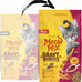 Meow Mix savory chicken flavor gravy bursts dry cat food, 3 lb bag, crunchy kibble with real gravy