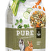 Witte Molen Pure Rabbit Food Mixture for Mini Rex Lionhead English Lop and Dutch Rabbit, 4.4 lbs, Carrot Celery Timothy Hay and Gourmet Muesli Dry Food