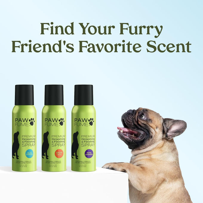 blue ribbon dog perfume spray, 1-pack, probiotic, alcohol-free, detangling & moisturizing