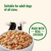Nutrish Real Chicken & Veggies Wet Dog Food, 13oz, 12 Pack