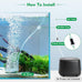 hygger transparent acrylic air stone aquarium bubbler kit with air tube ultra silent bubble stone
