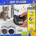 Automatic Flying Bird Feather Cat Toy for Indoor Cats with Sticky Suction Base and USB Rechargeable Electric Teaser