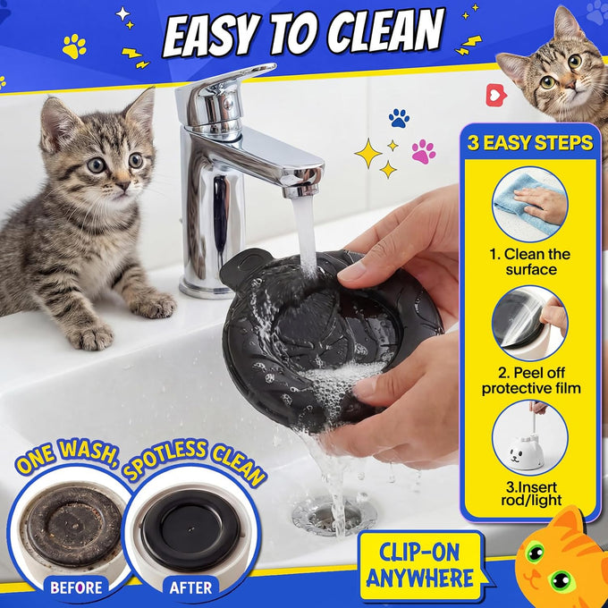 Automatic Flying Bird Feather Cat Toy for Indoor Cats with Sticky Suction Base and USB Rechargeable Electric Teaser
