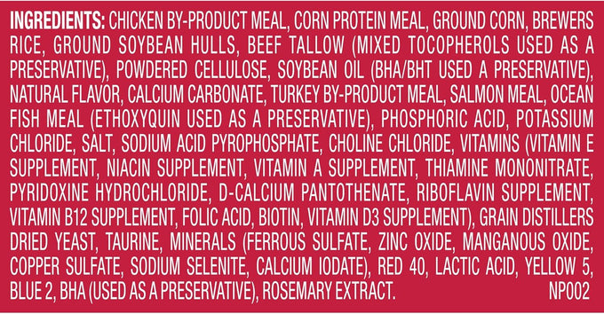 Meow Mix Adult Cat Hairball Control Dry Food, 6.3 lb Bag, Chicken, Turkey, Salmon, Ocean Fish