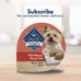 Blue Buffalo Delights Natural Adult Small Breed Wet Dog Food Cups, Pate Style, Filet Mignon Flavor in Savory Juice 3.5-oz (Pack of 12)