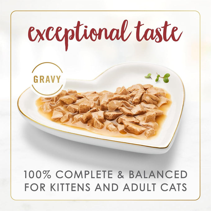 Purina Fancy Feast Gravy Lovers Beef Feast Grilled Gourmet Cat Food in Wet Cat Food Gravy - (Pack of 24) 3 oz. Cans
