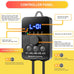 24V 12W 2100GPH mini aquarium wavemaker with controller, magnetic mounting for 50-100 gallon tank