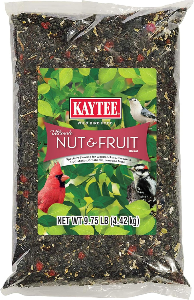 kaytee wild bird ultimate no mess seed mix for cardinals and colorful songbirds 9.75 lb