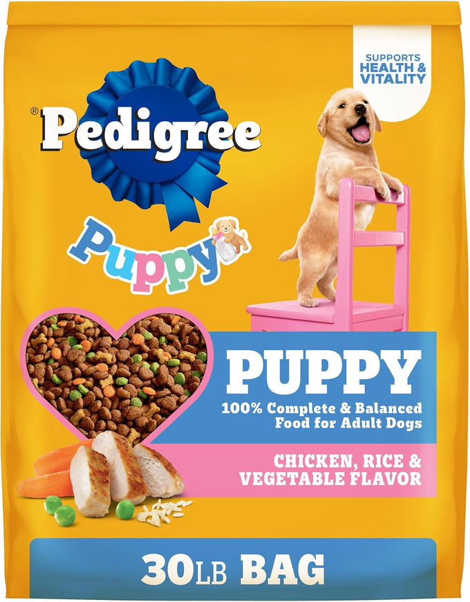 Pedigree Puppy Dry Food, Grilled Steak & Vegetable, 3.5 lb