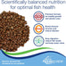 Aquascape premium staple pond and koi fish food for all sizes, 2.2-pound mixed pellet bag