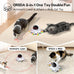 orsda 2-in-1 interactive automatic motion activated cat laser toy with feathers and usb rechargeable