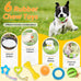 zeaxuie dog chews 25 pack luxury rope toys squeaky puppy toys for small dogs teething
