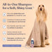 pawfy dog shampoo and conditioner for itchy skin relief with coconut oatmeal and aloe vera for sensitive skin