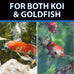 CrystalClear Staple Pond Fish Food 2.2 pound bag, 32% protein floating pellets for koi & goldfish