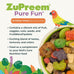ZuPreem Pure Fun Bird Food Seed Pellet Blend for Medium Large Birds Parrot Conure