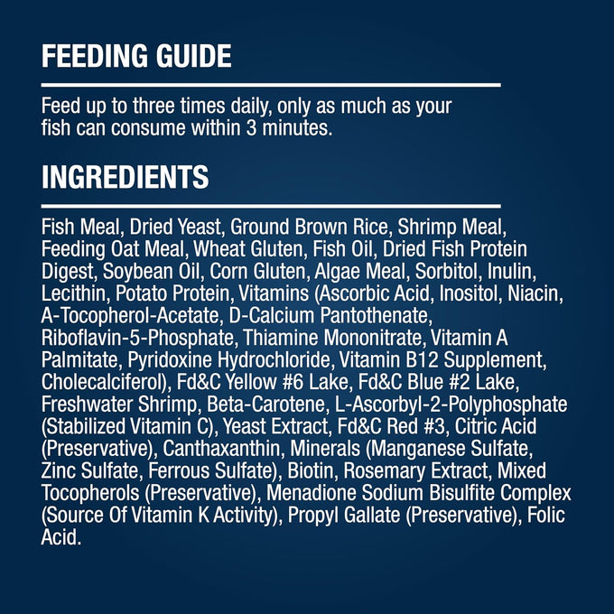 Tetra Goldfish Flakes, Nutritionally Balanced Diet for Aquarium Fish, Vitamin C Enriched, 2.2 lbs