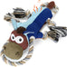 iokheira auburn dog toys for aggressive chewers, tough indestructible squeaky toys for large dogs