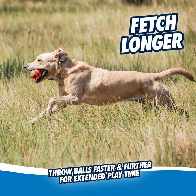 Chunky Chuckit! Ultra Tug Dog Toy, Medium, 20-60 pound dog fetch and tug toy with 2.5 inch ball