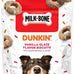 Milk-Bone Dunkin' Vanilla Glaze Flavor Dog Biscuits, 8 Ounce Bag, Donut Inspired, Natural Flavors
