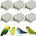 pinvnby 4-piece bird perch stands for small to medium parrots, cockatiels, lovebirds, conures, and finches
