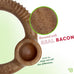 Benebone ring Durable USA made Medium Real Bacon Dog Chew Toy for Aggressive Chewers