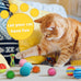 Quozuo 60pcs kitten toys, cat balls springs toy set with variety of cat ball toy, cat mouse toys, cat springs