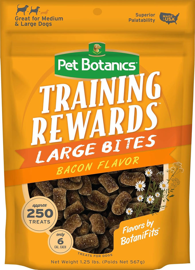 pet botanics 10 oz bacon flavor training rewards soft chewy treats for small dogs