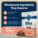 Blue Buffalo Bits Soft Dog Training Treats with Natural Salmon Recipe, 4-oz Bag, No Chicken or Soy