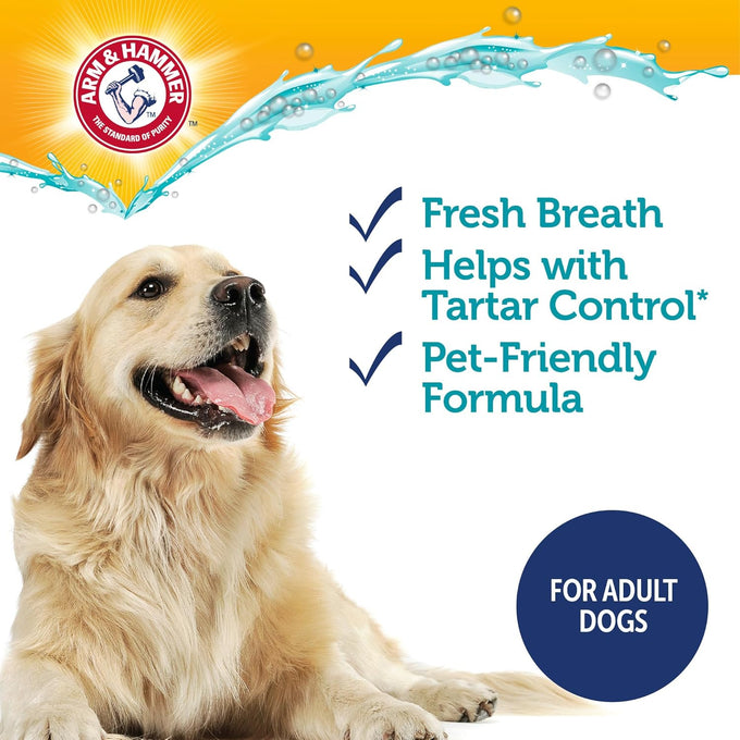 Arm & Hammer Dog Dental Kit with Enzymatic Toothpaste 2.5 oz Chicken Flavor and Baking Soda