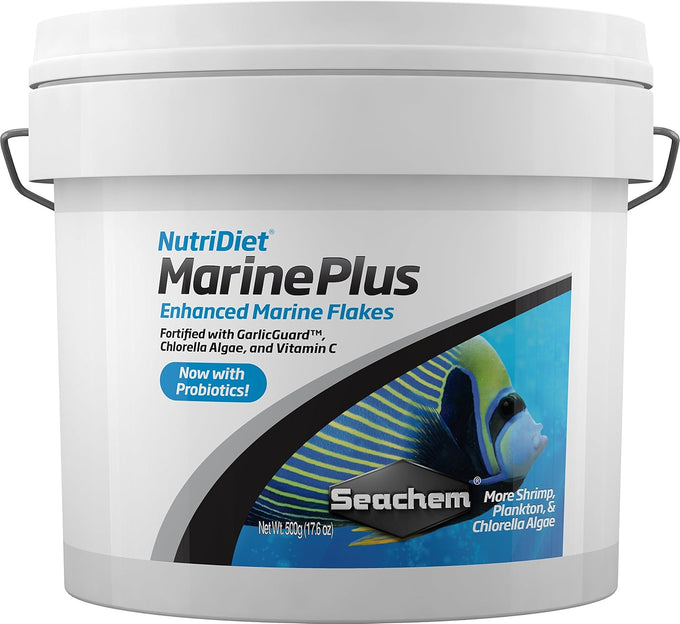 Seachem NutriDiet Marine Plus Flakes Probiotic Fish Food Formula with Entice 100g