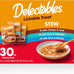 Delectables Lickable Treat Stew Wet Cat Treat Variety Pack, Grain-Free, 30ct, 1.4oz Pouch