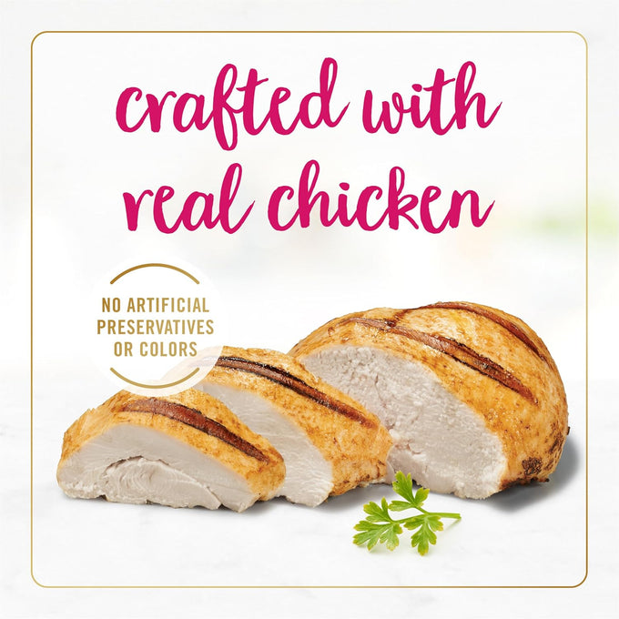 Fancy Feast grain-free chicken pate wet cat food multi-pack, 24 pull-top cans, 3 oz each