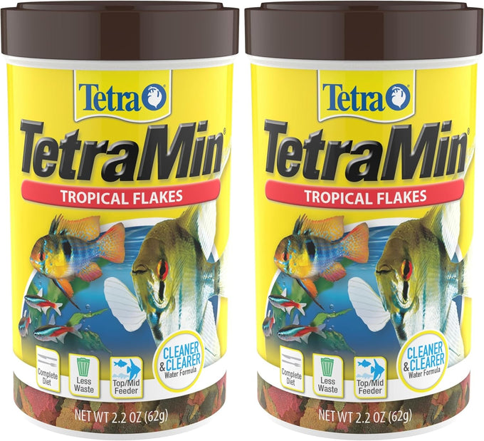 Tetra TetraMin Tropical Flakes 4.52 pounds, nutritionally balanced diet for tropical fish aquariums