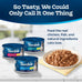 blue buffalo tastefuls flaked wet cat food variety pack, real meat, tuna, chicken, fish & shrimp, 12 count, 4 of each