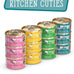 Weruva Cats in The Kitchen, Kitchen Cuties Variety Pack, Wet Cat Food, 3.2oz Can (Pack of 12)