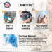 pet laundry detergent odor remover - active enzyme based powder for dogs beds, cat pee, and urine stains - 64 loads