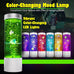 Brewish 7 Color Changing Fake Aquarium Night Light Desktop Lamp with Moving Fishes, 13.5 inches height, Clear Acrylic Tank